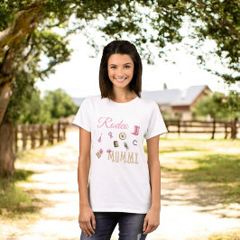 カウボーイアドベンチャーウェスタンファースト誕生日モミー Tシャツ