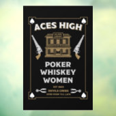 カウボーイアメリカンフロンティアサロン ウィンドウサイン (シート3)