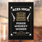 カウボーイアメリカンフロンティアサロン ウィンドウサイン (シート2)