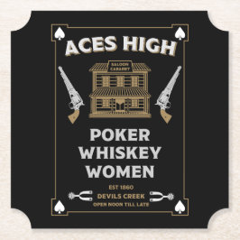 カウボーイアメリカンフロンティアサロン ペーパーコースター