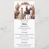 カウボーイアンドブライドウェスタンスタイル結婚ズ メニュー (正面)