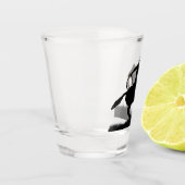 カウボーイアンドホースカントリー西シルエット ショットグラス (左)