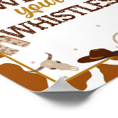 カウボーイウェスタウウェットユウイスレスサイン ポスター (角)