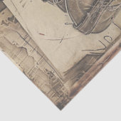 カウボーイウェスタンウォーターカラーデクページティッシュペーパー 薄葉紙 (詳細)