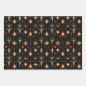 カウボーイウェスタンスカル砂漠 ラッピングペーパーシート (正面3)