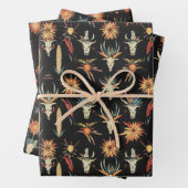 カウボーイウェスタンスカル砂漠 ラッピングペーパーシート (インサイチュ)