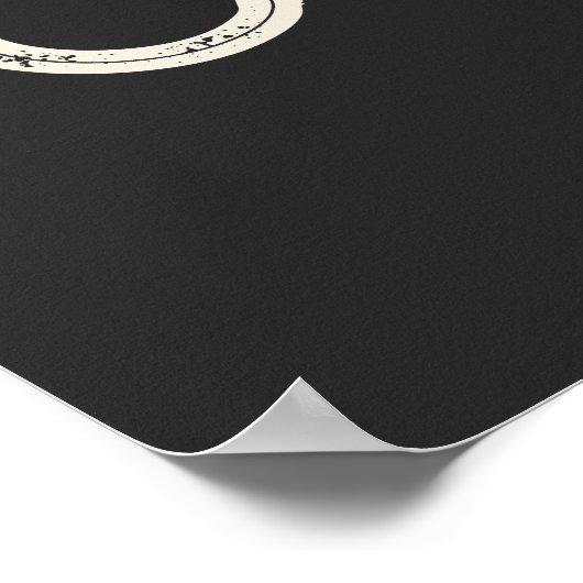 カウボーイウェスタンタイポグラフィウォールアートランチキャビン ポスター (角)