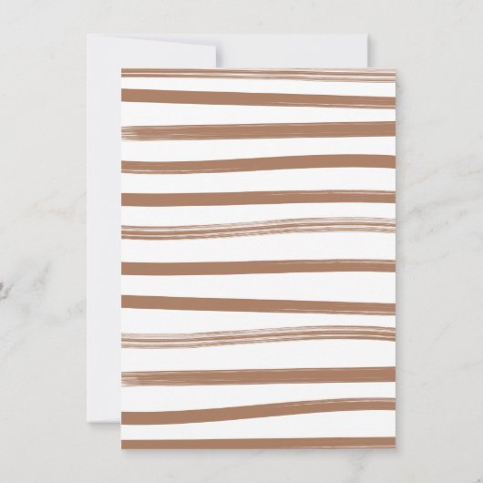 カウボーイウェスタンチャップスクロスライン誕生日パーティー 招待状 (裏面)