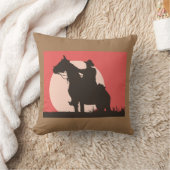 カウボーイウェスタンテーマ枕 クッション (ブランケット)