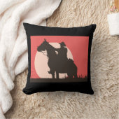 カウボーイウェスタンテーマ枕 クッション (ブランケット)