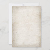 カウボーイウェスタンファーストロデオワイルドウェスト誕生日 招待状 (裏面)