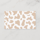 カウボーイウェスタンプレイドベビーシャワーオムツラッフル エンクロージャーカード (裏面)