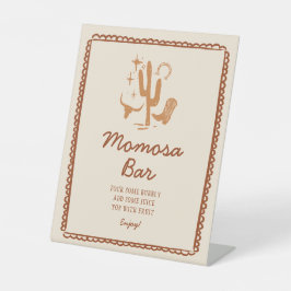 カウボーイウェスタンベビーシャワー桃佐バーサイン 台座サイン