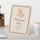 カウボーイウェスタンベビーシャワー桃佐バーサイン 台座サイン (インサイチュ)