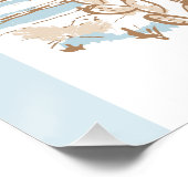 カウボーイウェスタンベビーシャワー歓迎サイン ポスター (コーナー)