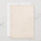 カウボーイウェスタンベビーシャワー 招待状 (裏面)