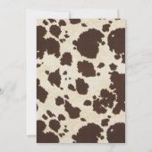 カウボーイウェスタンボーイズ誕生日招待状 招待状 (裏面)