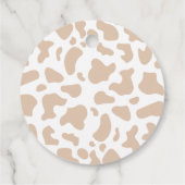 カウボーイウェスタンボーイベビーシャワーありがとう フェイバータグ (裏面)