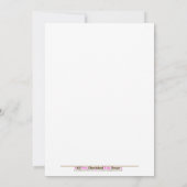 カウボーイウェスタンモンキー5x7誕生日招待状 招待状 (裏面)