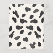 カウボーイウェスタンロデオの赤ちゃんシャワーの願いベビー エンクロージャーカード (裏面)