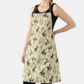 カウボーイウェスタンロデオホースライディングロープ エプロン (インサイチュ)