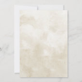 カウボーイウェスタンロデオワイルドウェスト誕生日パーティー 招待状 (裏面)