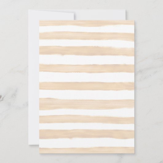 カウボーイウェスタンロデオワイルドウェスト赤ちゃんシャワー 招待状 (裏面)