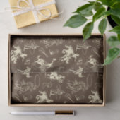 カウボーイウェスタンロデオ馬のパターン 薄葉紙 (ギフト)