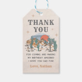 カウボーイウェスタンロデオ1st誕生日 ギフトタグ (正面)