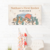カウボーイウェスタンロデオ1st誕生日 横断幕 (インサイチュ)