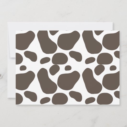 カウボーイウェスタンワイルドウエストキッズフォト誕生日 招待状 (裏面)