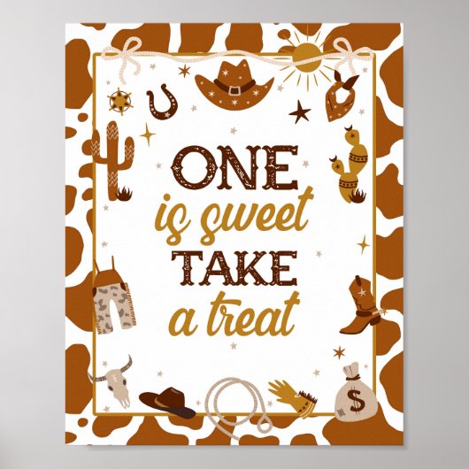 カウボーイウェスタンワン甘いお楽しみください ポスター (正面)