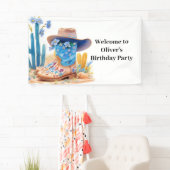 カウボーイウェスタン誕生日バナー 横断幕 (インサイチュ)
