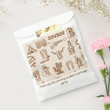 カウボーイウェスタン誕生日パーティーギンガム