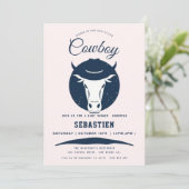 カウボーイウェスタン誕生日招待状 招待状 (スタンド正面)