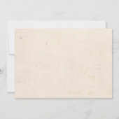 カウボーイウェスタン赤ちゃんシャワー写真 招待状 (裏面)