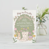 カウボーイウエスタンイースターブランチ卵狩りパーティー 招待状 (スタンド正面)