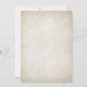 カウボーイウエスタンウォッチング誕生日 招待状 (裏面)