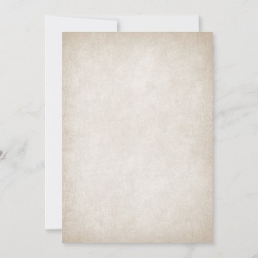 カウボーイウエスタンウォッチング誕生日 招待状 (裏面)