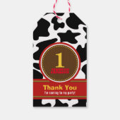 カウボーイウエスタンオールドウェスト誕生日 ギフトタグ (裏面)