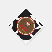 カウボーイウエスタンオールドウェスト誕生日 スタンダードカクテルナプキン (角)