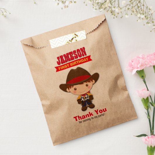カウボーイウエスタンオールドウェスト誕生日 フェイバーバッグ (封をした状態)