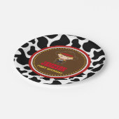 カウボーイウエスタンオールドウェスト誕生日 ペーパープレート (アングル)