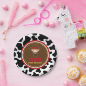 カウボーイウエスタンオールドウェスト誕生日 ペーパープレート (パーティー)