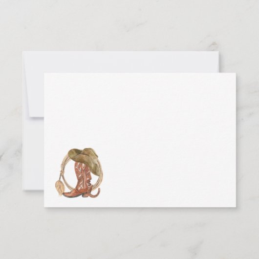 カウボーイウエスタンクロースラインありがとうご注意 (裏面)