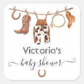 カウボーイウエスタンクローセライン スクエアシール (正面)