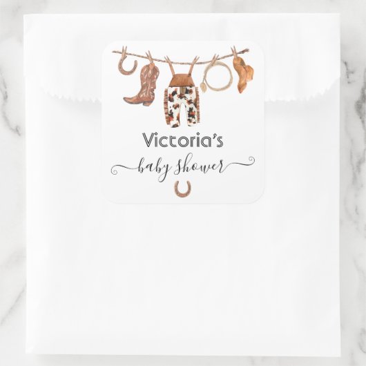 カウボーイウエスタンクローセライン スクエアシール (バッグ)