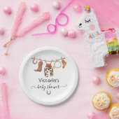 カウボーイウエスタンクローセライン ペーパープレート (パーティー)