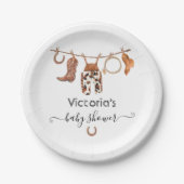 カウボーイウエスタンクローセライン ペーパープレート (正面)