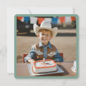 カウボーイウエスタンサボスバースデーパーティー 招待状